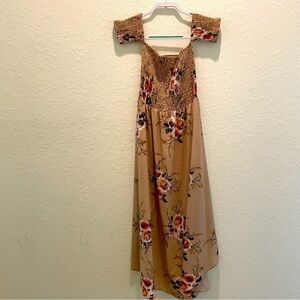 Chic Floral Asymmetrical Dress